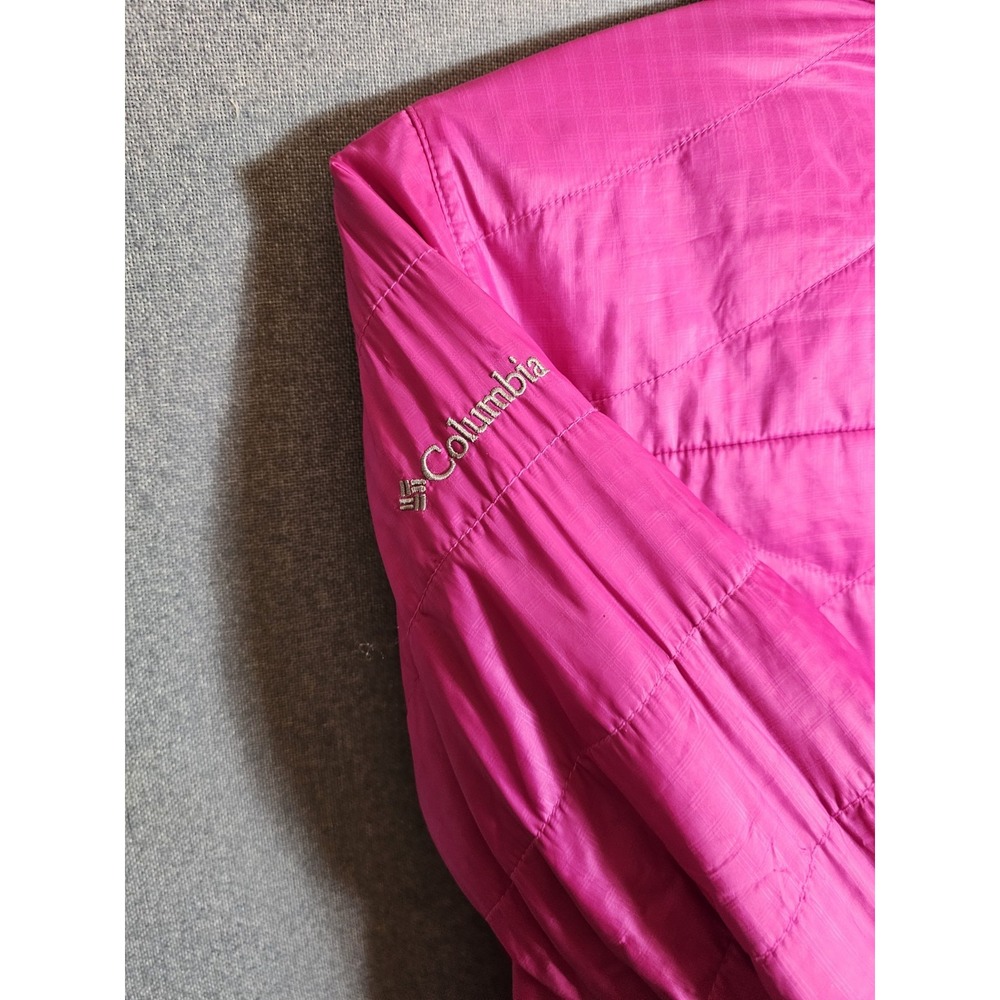 Columbia womens jacket L Omni Heat Shield Advanced Repellency Pink Coat - Picture 5 of 5